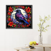 Load image into Gallery viewer, Diamond Painting - Full Round - glass art bird (35*30CM)