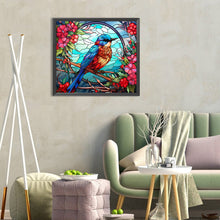 Load image into Gallery viewer, Diamond Painting - Full Round - glass art bird (35*30CM)