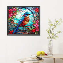Load image into Gallery viewer, Diamond Painting - Full Round - glass art bird (35*30CM)