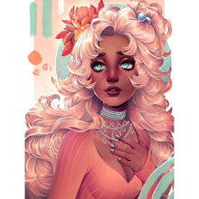 Load image into Gallery viewer, Diamond Painting - Full Round - girl (30*40CM)