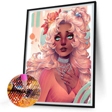Load image into Gallery viewer, Diamond Painting - Full Round - girl (30*40CM)