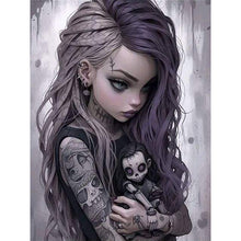 Load image into Gallery viewer, Diamond Painting - Full Round - girl (30*40CM)