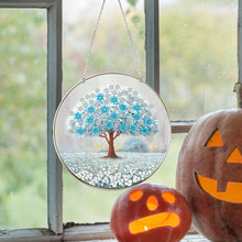 Load image into Gallery viewer, Suncatcher Double Sided Diamond Painting Hanging Sign (Tree of Life)