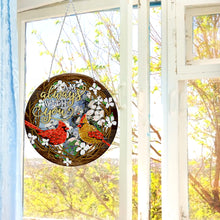 Load image into Gallery viewer, Suncatcher Double Sided Diamond Painting Hanging Sign (Freckled Bird #3)