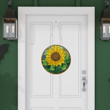 Load image into Gallery viewer, Suncatcher Double Sided Diamond Painting Hanging Sign (Sunflower #7)