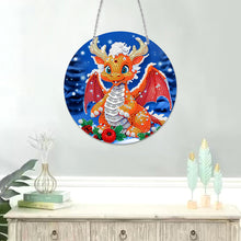 Load image into Gallery viewer, Suncatcher Double Sided Special Shape Crystal Painting Ornaments Pumpkin Monster