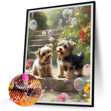 Load image into Gallery viewer, Diamond Painting - Full Square - Yorkshire puppy (30*40CM)