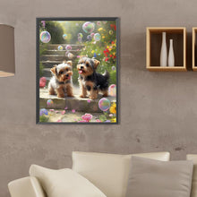 Load image into Gallery viewer, Diamond Painting - Full Square - Yorkshire puppy (30*40CM)