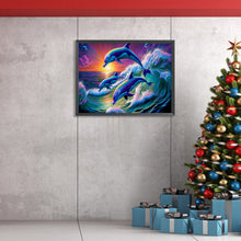 Load image into Gallery viewer, Diamond Painting - Full Square - dolphin (40*30CM)