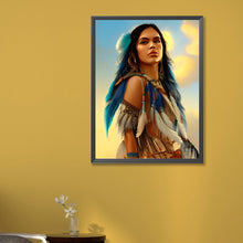 Load image into Gallery viewer, Diamond Painting - Full Square - indian woman (45*60CM)