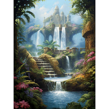Load image into Gallery viewer, Diamond Painting - Full Round - waterfall view (30*40CM)
