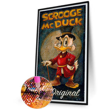 Load image into Gallery viewer, Diamond Painting - Full Round - donald duck (30*55CM)