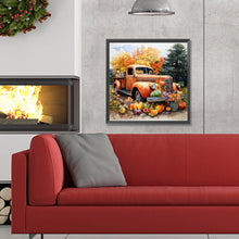 Load image into Gallery viewer, Diamond Painting - Full Round - pumpkin vintage car (30*30CM)