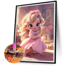 Load image into Gallery viewer, Diamond Painting - Full Round - big-eyed princess (30*40CM)