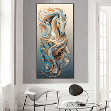 Load image into Gallery viewer, Diamond Painting - Full Round - art horse (40*80CM)