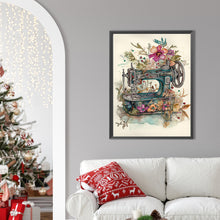 Load image into Gallery viewer, Diamond Painting - Partial Special Shaped - sewing machine (30*40CM)