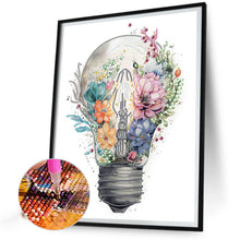 Load image into Gallery viewer, Diamond Painting - Partial Special Shaped - Light bulb (30*40CM)