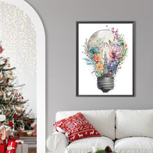 Load image into Gallery viewer, Diamond Painting - Partial Special Shaped - Light bulb (30*40CM)