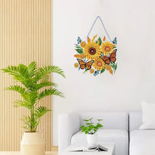 Load image into Gallery viewer, Special Shape DIY Diamond Painting Ornaments Sunflower Crystal Painting Ornament