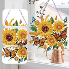Load image into Gallery viewer, Special Shape DIY Diamond Painting Ornaments Sunflower Crystal Painting Ornament