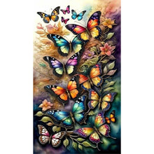 Load image into Gallery viewer, Diamond Painting - Full Round - Butterfly (40*70CM)