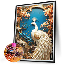 Load image into Gallery viewer, Diamond Painting - Full Round - divine bird peacock (30*40CM)