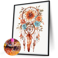 Load image into Gallery viewer, Diamond Painting - Full Round - red dream catcher (30*40CM)