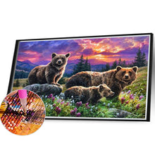 Load image into Gallery viewer, Diamond Painting - Full Round - brown bear (40*30CM)