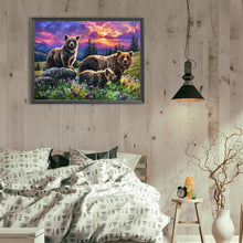 Load image into Gallery viewer, Diamond Painting - Full Round - brown bear (40*30CM)