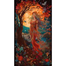 Load image into Gallery viewer, AB Diamond Painting - Full Round - Beauty under the moon (40*70CM)