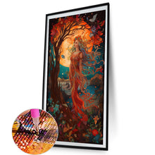 Load image into Gallery viewer, AB Diamond Painting - Full Round - Beauty under the moon (40*70CM)