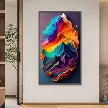 Load image into Gallery viewer, Diamond Painting - Full Square - Rainbow Hills Paper Drawing (40*70CM)