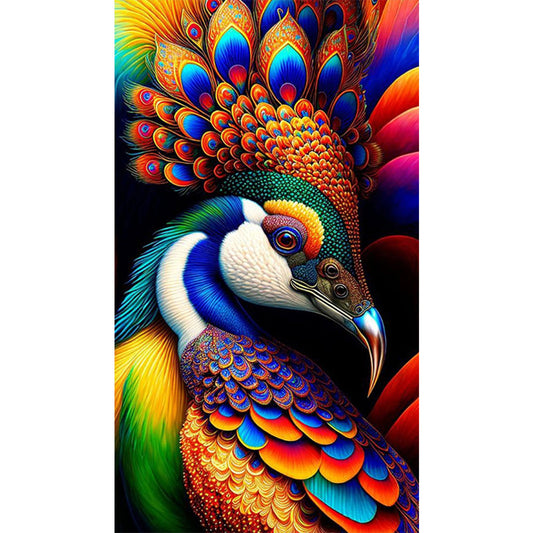 AB Diamond Painting - Full Round - Peacock (40*70CM)