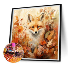 Load image into Gallery viewer, Diamond Painting - Full Round - autumn fox (30*30CM)