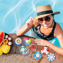 Load image into Gallery viewer, 8PCS Special Shape Diamond Painting Art Coaster Kit (Seaside Lifebuoy)