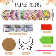 Load image into Gallery viewer, 8PCS Special Shape Diamond Painting Art Coaster Kit (Cool Ice Cream)