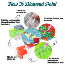 Load image into Gallery viewer, 8PCS Special Shape Diamond Painting Art Coaster Kit (Beach Holiday)