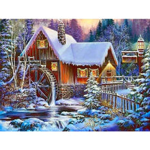 Load image into Gallery viewer, Diamond Painting - Full Square - snow scenery (40*30CM)