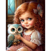 Load image into Gallery viewer, Diamond Painting - Full Square - Cute pets and girls (30*40CM)