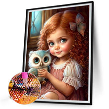 Load image into Gallery viewer, Diamond Painting - Full Square - Cute pets and girls (30*40CM)