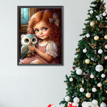Load image into Gallery viewer, Diamond Painting - Full Square - Cute pets and girls (30*40CM)