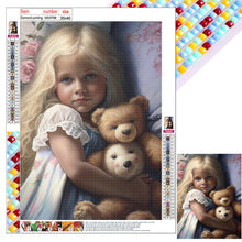 Load image into Gallery viewer, Diamond Painting - Full Square - Cute pets and girls (30*40CM)