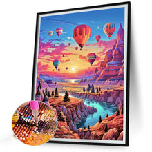 Load image into Gallery viewer, Diamond Painting - Full Square - Mountain hot air balloon (30*40CM)