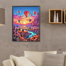 Load image into Gallery viewer, Diamond Painting - Full Square - Mountain hot air balloon (30*40CM)