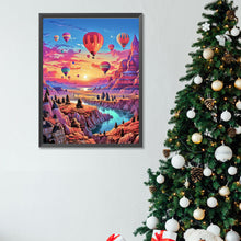Load image into Gallery viewer, Diamond Painting - Full Square - Mountain hot air balloon (30*40CM)