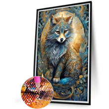 Load image into Gallery viewer, Diamond Painting - Full Round - black Wolf (40*60CM)