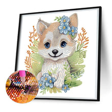 Load image into Gallery viewer, Diamond Painting - Partial Special Shaped - Huahua and puppy (30*30CM)
