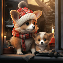 Load image into Gallery viewer, Diamond Painting - Full Round - Puppies and baby dogs (40*40CM)