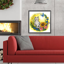 Load image into Gallery viewer, Diamond Painting - Full Round - kitten (30*30CM)