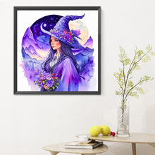 Load image into Gallery viewer, Diamond Painting - Full Round - elegant witch (30*30CM)